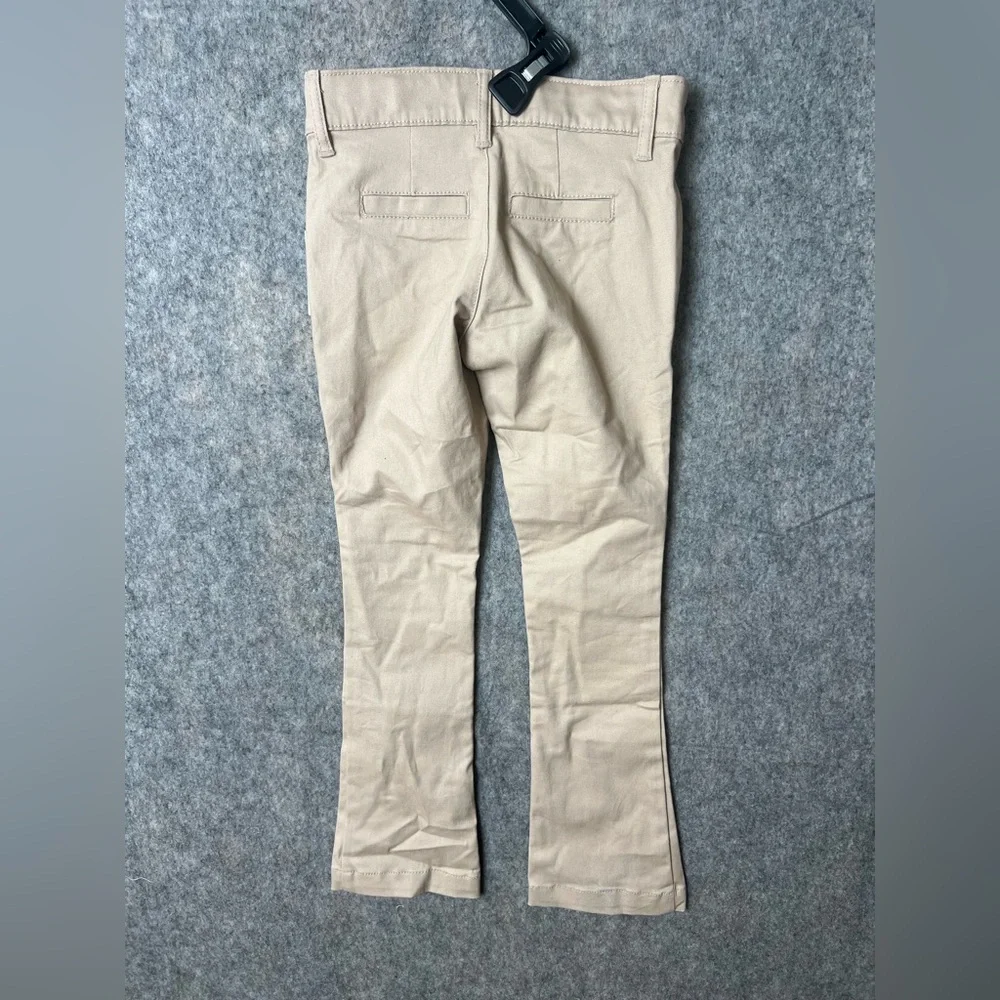 Old Navy Kids 6 Slim Nwt Tan Bootcut Khaki uniform‎ Pants